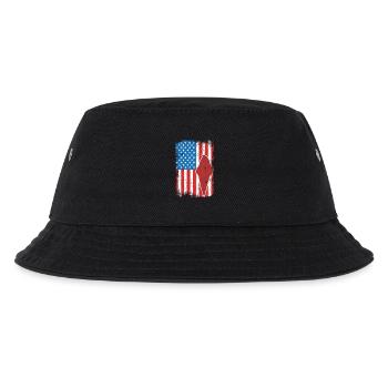 Eiscreme 4. Juli USA - Kinder Bucket Hat - Schwarz - Vorne