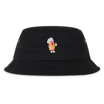 Hotdog Koch Senf Kochen - Kinder Bucket Hat - Schwarz - Vorne