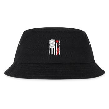 4. Juli USA Schweißen - Kinder Bucket Hat - Schwarz - Vorne
