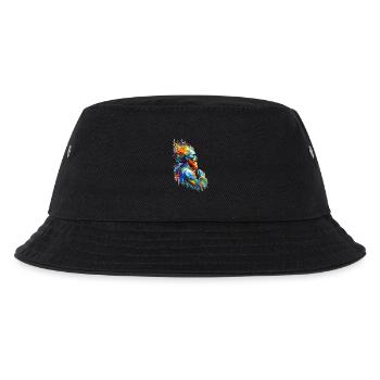 KI Gott von Vincent van Gogh - Kinder Bucket Hat - Schwarz - Vorne