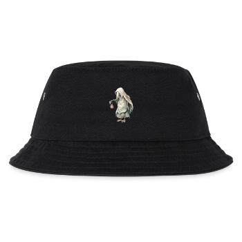 Fabelwesen Mit Totenmaske Fantasy Shirt - Kinder Bucket Hat - Schwarz - Vorne