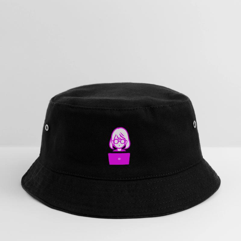 Woman with Computer Programmer Coder Kids’ Bucket Hat
