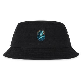 Gothic Girl with Skull and Blood - Kids’ Bucket Hat - black - Front