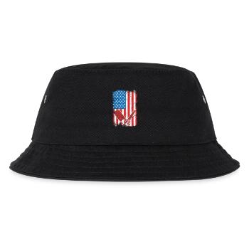 US Flagge Schlachter - Kinder Bucket Hat - Schwarz - Vorne