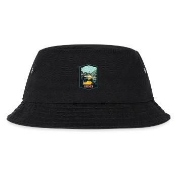 Bremen, Deutschland, Alte Windmühle Illustration - Kinder Bucket Hat - Schwarz - Vorne