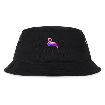 Rosa Flamingo - Kinder Bucket Hat - Schwarz - Vorne
