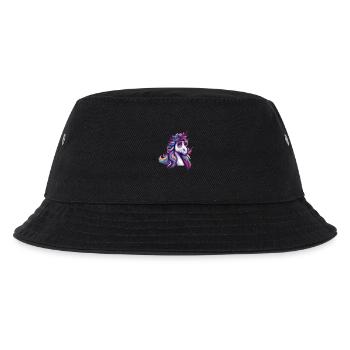 Cool Unicorn with Sunglasses – Pop Art - Kids’ Bucket Hat - black - Front