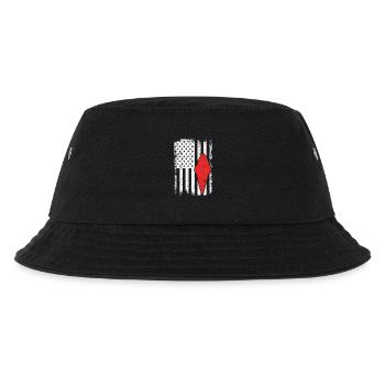 USA Eiscreme - Kinder Bucket Hat - Schwarz - Vorne