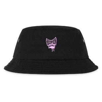 Super Granny Stempel Oma Graffiti Großmutter - Kinder Bucket Hat - Schwarz - Vorne