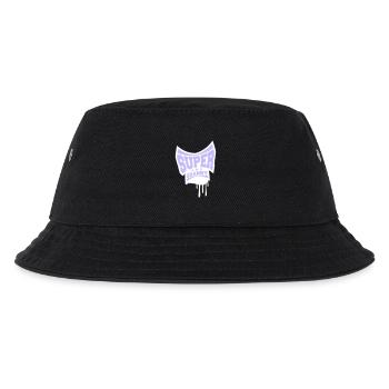 Super Granny Stempel Oma Graffiti Großmutter - Kinder Bucket Hat - Schwarz - Vorne