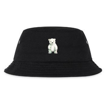 Mascotte de classe ours polaire - Bob Enfant - noir - Devant