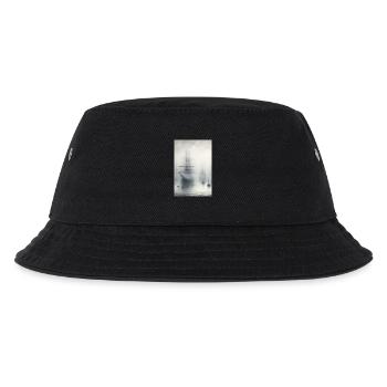 Mystische Schiffe im Nebel: Maritime Traumlandschaftskunst - Kinder Bucket Hat - Schwarz - Vorne