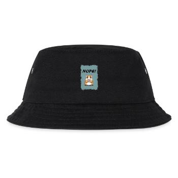 Nope! -Hamster - Kids’ Bucket Hat - black - Front