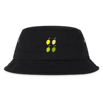 lemon lime - Kids’ Bucket Hat - black - Front
