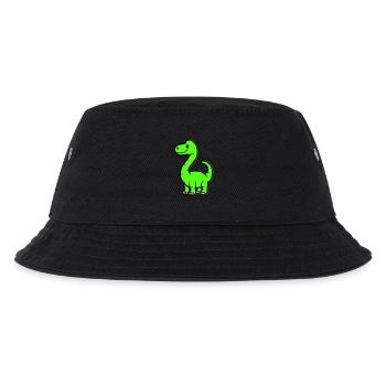dinosaurier brontosaurus comic - Kinder Bucket Hat - Schwarz - Vorne
