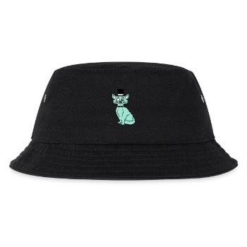 Sir Cat Gentleman Chapeau haut de forme Monocle Rich Gentleman - Bob Enfant - noir - Devant