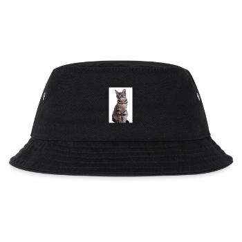 Cat Cat Black Kitten - Kids’ Bucket Hat - black - Front