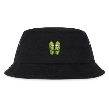Verliebte Essiggurken - Kinder Bucket Hat - Schwarz - Vorne
