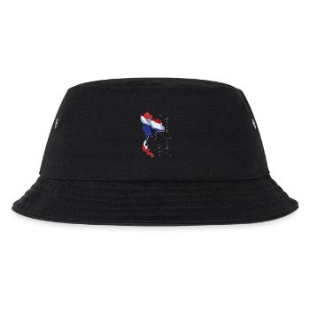 Thailand flag on the Thailand map EN - Kids’ Bucket Hat - black - Front