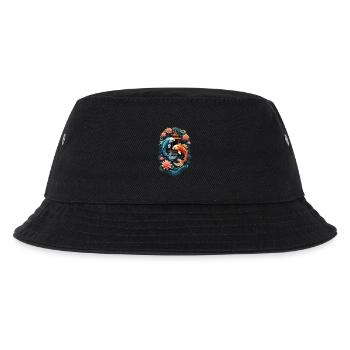 Koi-Fische - Kinder Bucket Hat - Schwarz - Vorne