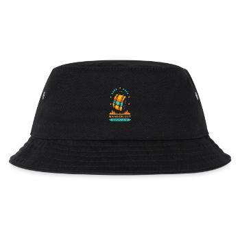 Wanderlust Backpack Flame - Kinder Bucket Hat - Schwarz - Vorne