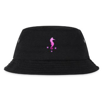 Hippocampe rose Rat d’eau Badge de natation - Bob Enfant - noir - Devant