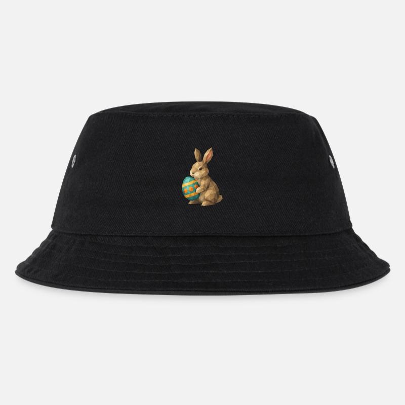 Lapin de Pâques géométrique - Bob Enfant - noir