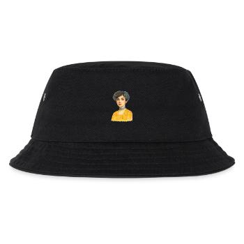 Goldene Eleganz - Kinder Bucket Hat - Schwarz - Vorne
