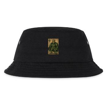 Crypto Frosch - Kinder Bucket Hat - Schwarz - Vorne