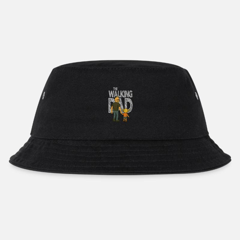 The Walking DAD - Kinder Bucket Hat - Schwarz