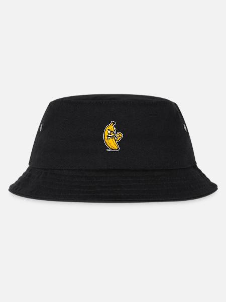 Bad Banana Vibes - Kinder Bucket Hat - Schwarz