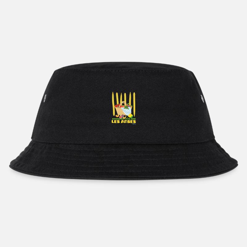 Den Sommer mit den Griffen des Korbes einfangen - Kinder Bucket Hat - Schwarz