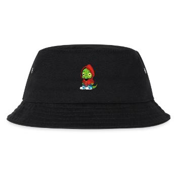 Niedlicher kleiner Dinosaurier - Kinder Bucket Hat - Schwarz - Vorne