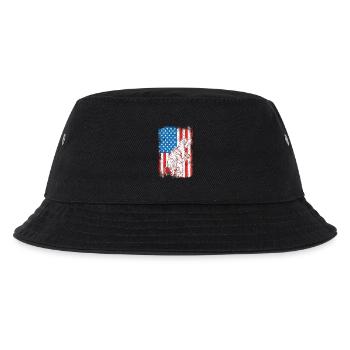 4. Juli USA Breakdance - Kinder Bucket Hat - Schwarz - Vorne