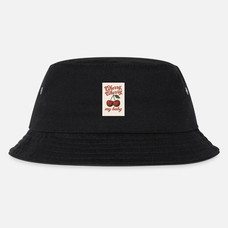 CherryCherry my baby - Kinder Bucket Hat - Schwarz