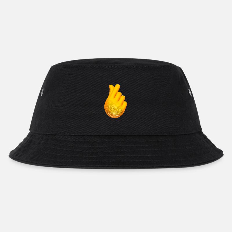 Der Aufkleber - Kinder Bucket Hat - Schwarz