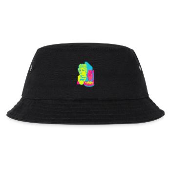 Art Food - Kinder Bucket Hat - Schwarz - Vorne