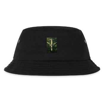 Verlassenes Dschungel-Flugzeugwrack - Kinder Bucket Hat - Schwarz - Vorne