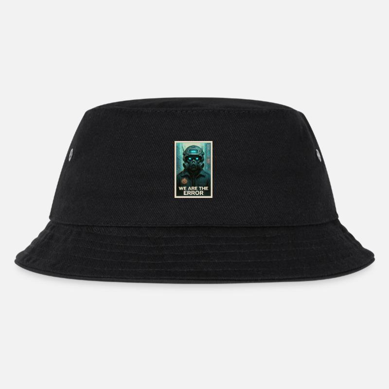 WE ARE THE ERROR - Kids’ Bucket Hat - black