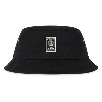 Subway, Culture, Style, Transport, Public Transport, Retro - Kids’ Bucket Hat - black - Front