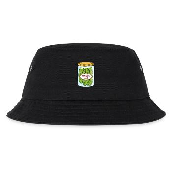 Essiggurke Gurke Gurken - Kinder Bucket Hat - Schwarz - Vorne