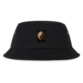 Cyber Yin Yang Gleichgewicht - Kinder Bucket Hat - Schwarz - Vorne