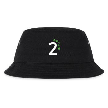 2 - Kinder Bucket Hat - Schwarz - Vorne