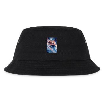 Team Rush durch wilde Stromschnellen - Kinder Bucket Hat - Schwarz - Vorne