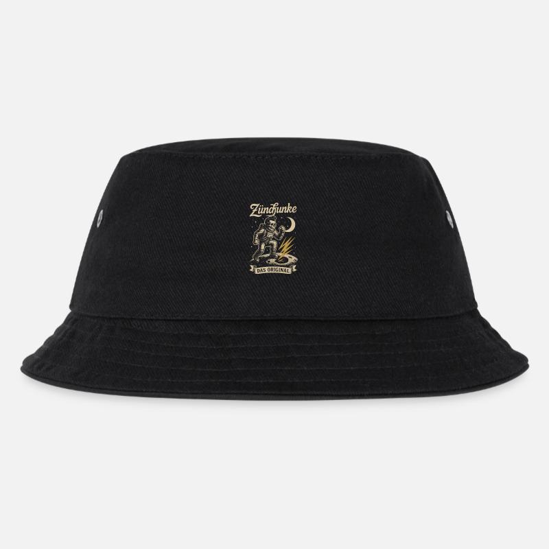 Zündfunke – Moon Walk - Kinder Bucket Hat - Schwarz