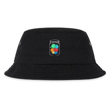Space Space Outer Space Planets Universe - Kids’ Bucket Hat - black - Front