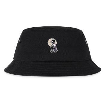 Geisha Elegance mit Sonnenschirm - Kinder Bucket Hat - Schwarz - Vorne