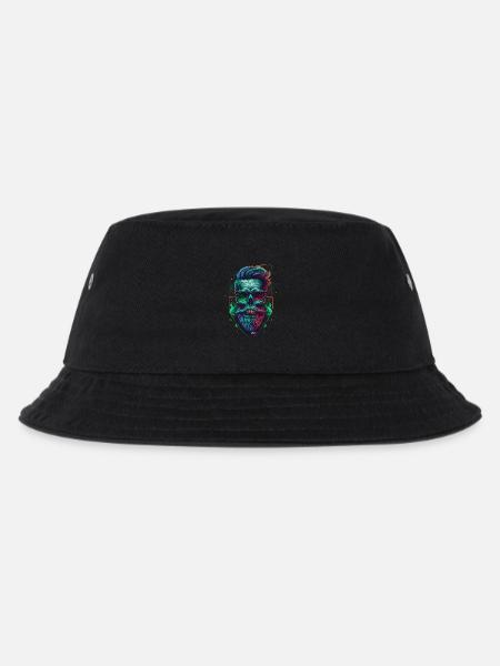 Skull & Streetwear - Kinder Bucket Hat - Schwarz