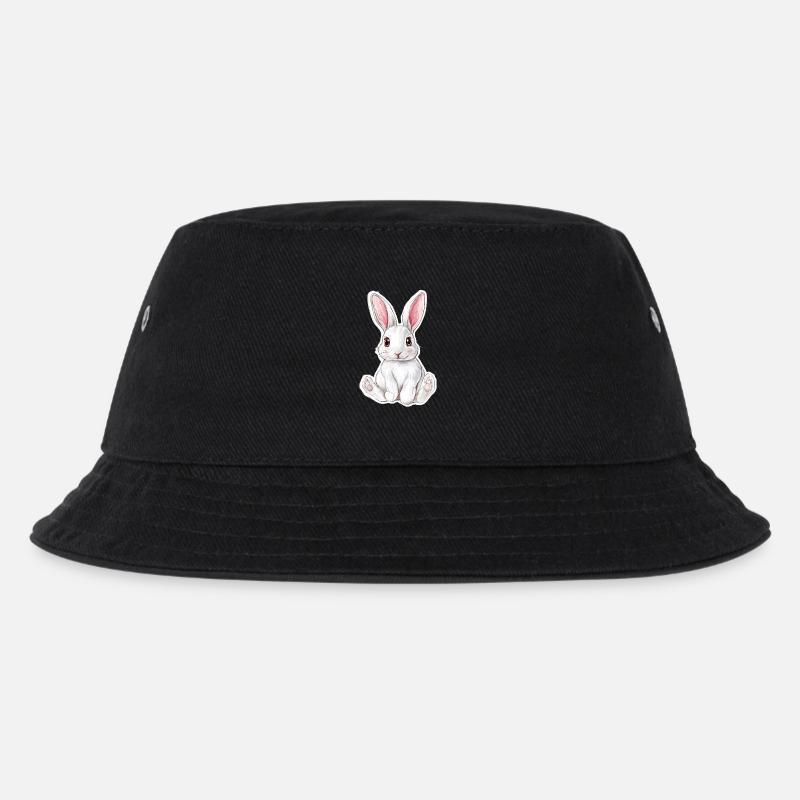 Hase - Kinder Bucket Hat - Schwarz