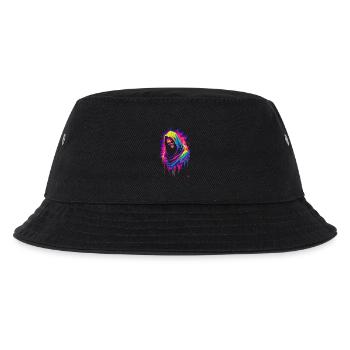 Neon Grim Reaper - Kinder Bucket Hat - Schwarz - Vorne